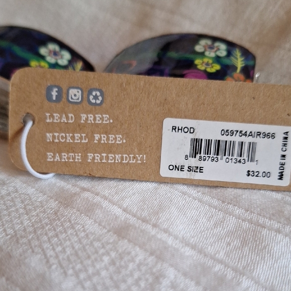 Lily Bloom Multicolor Floral Bangles - Picture 4 of 6